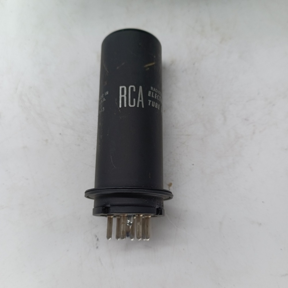 Vintage RCA Radiotron 6L6 Metal Electron Vacuum Tube Made in USA 9-13  gd